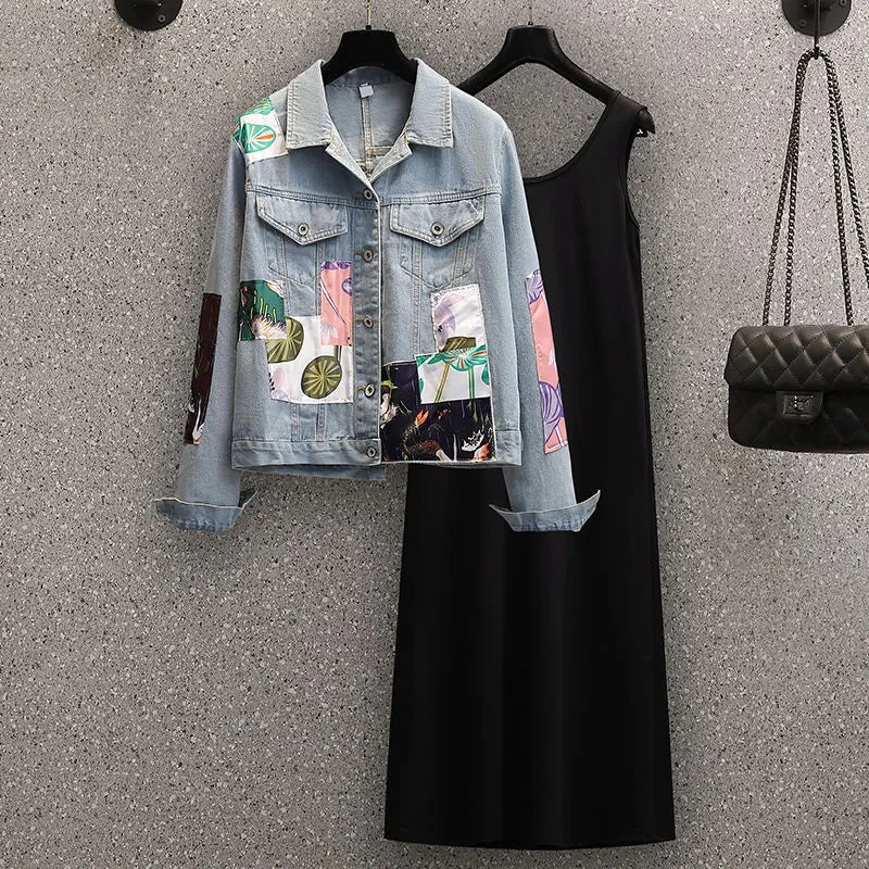 Marie - Veste en denim pour femme avec style et couleur