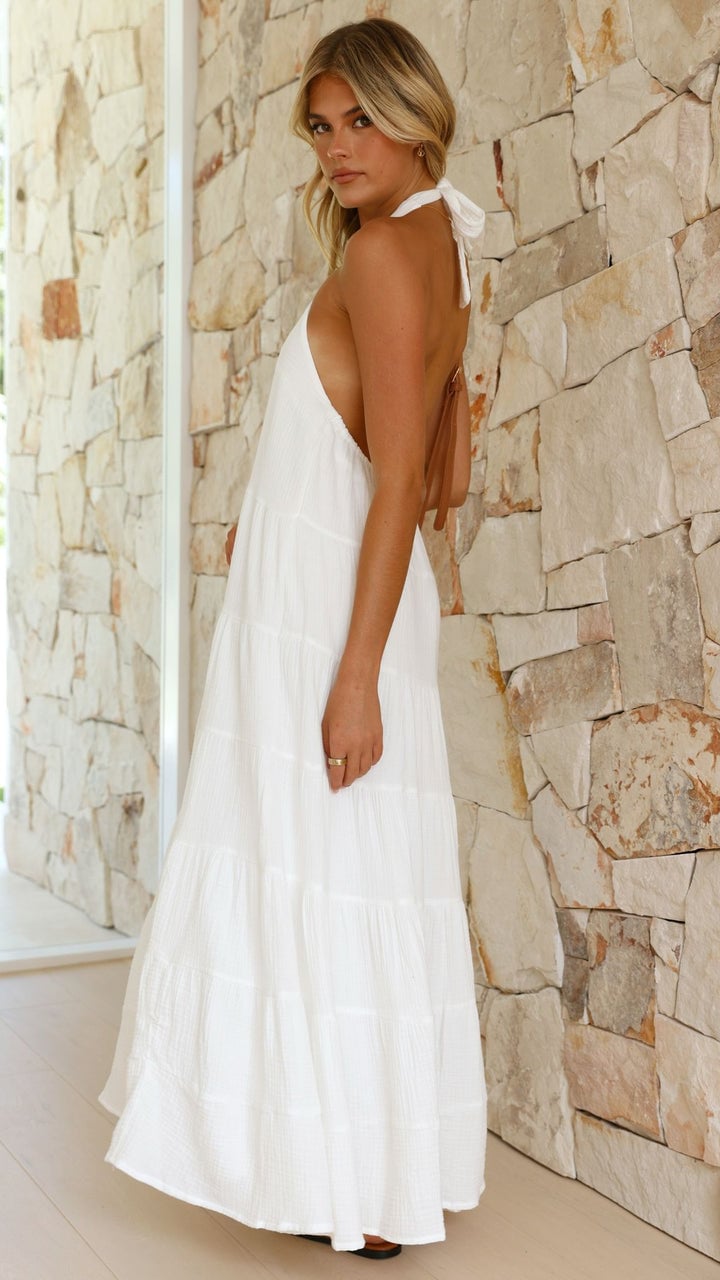 Robe large Moniqua - Blanco