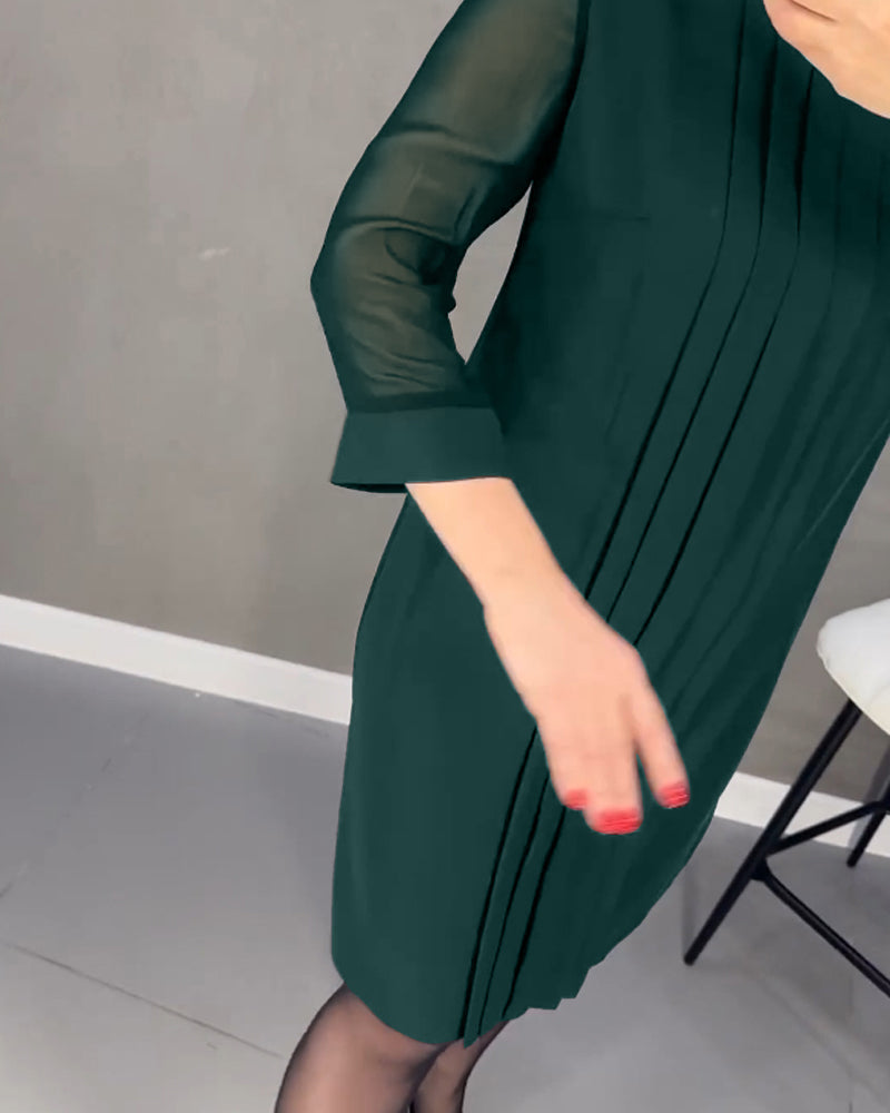 Joséphine – Robe en denim tendance avec une silhouette moderne