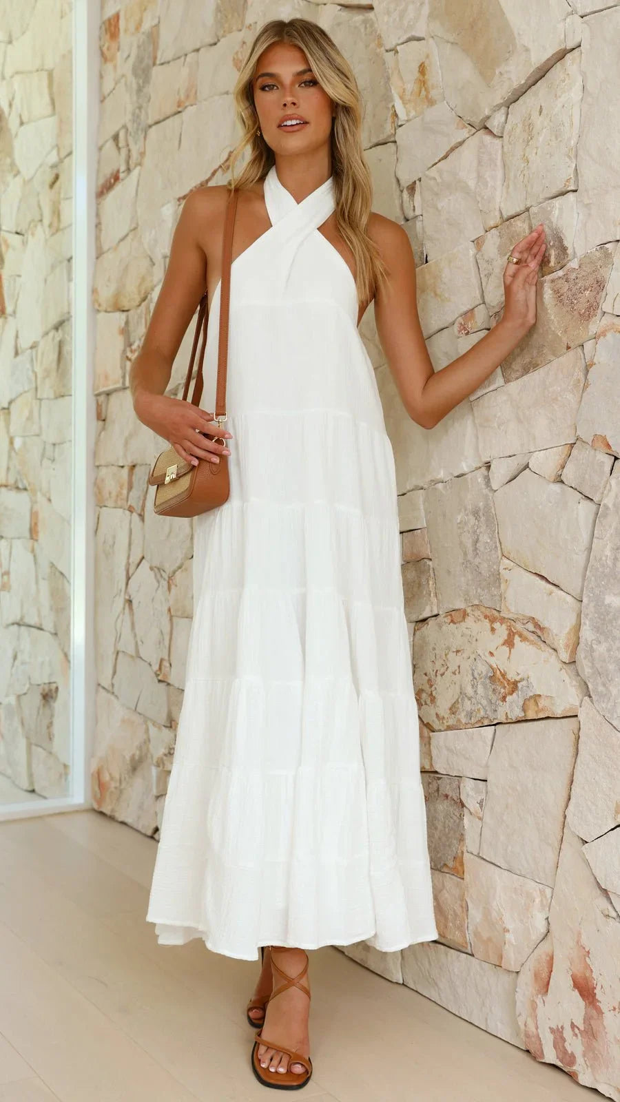 Robe large Moniqua - Blanco