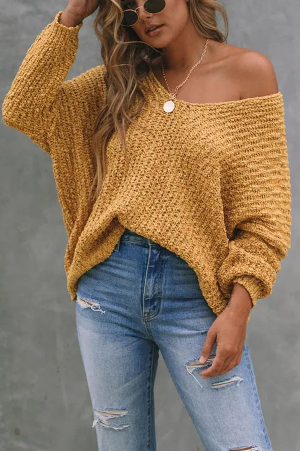 Pull-over blanc à la mode et à la silhouette creuse pour rester au chaud