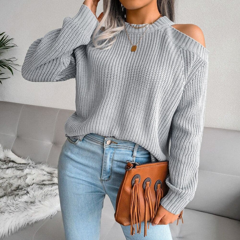 Elaine - Chaud pull de créateur en coton doux