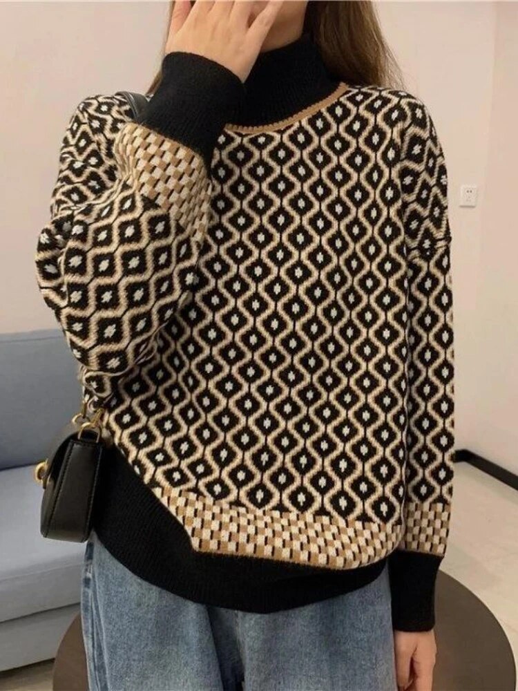 Riva Lefèvre® | Pull Turtle-Neck épais à la Mode