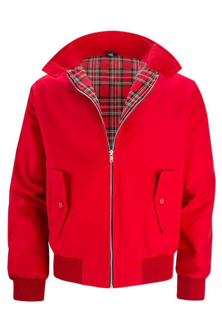 Matthieu – Veste urbaine pour homme avec doublure à carreaux et col classique