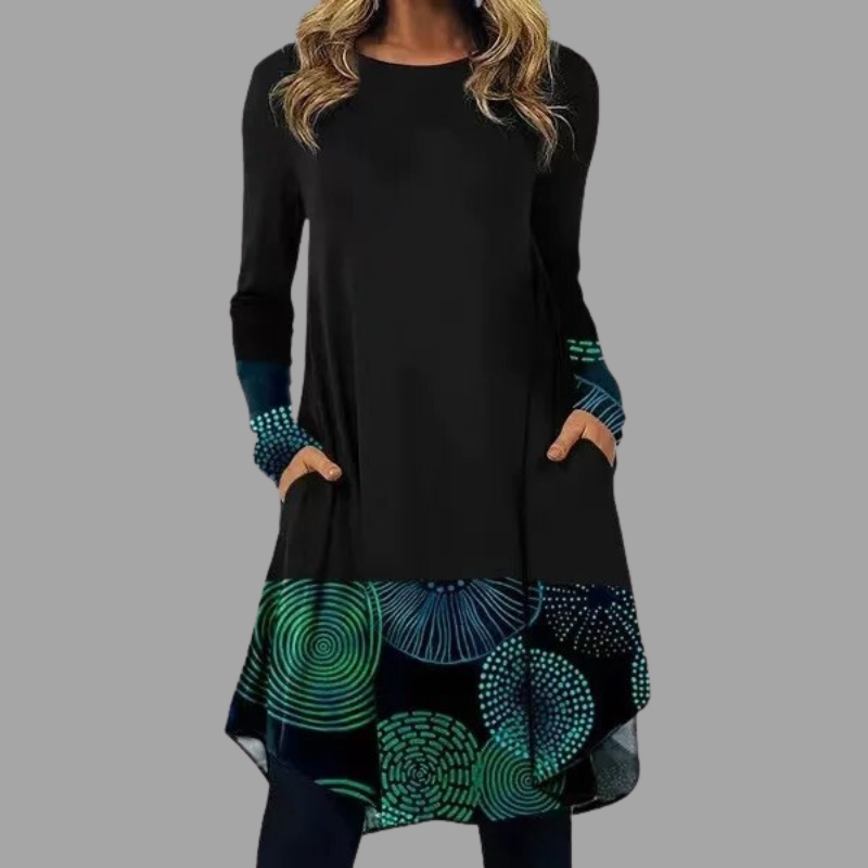 Riva Lefèvre® | Robe Boho élégante à manches longues