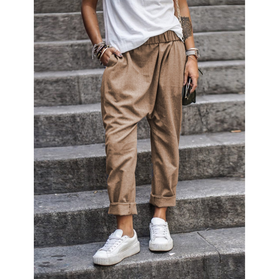 Helna | Femme Décontracté Pantalon | Elégant