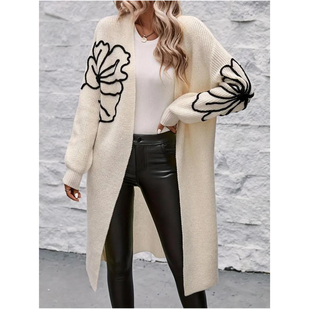 Lean | Femme Cardigan à Imprimé Floral | L'hiver
