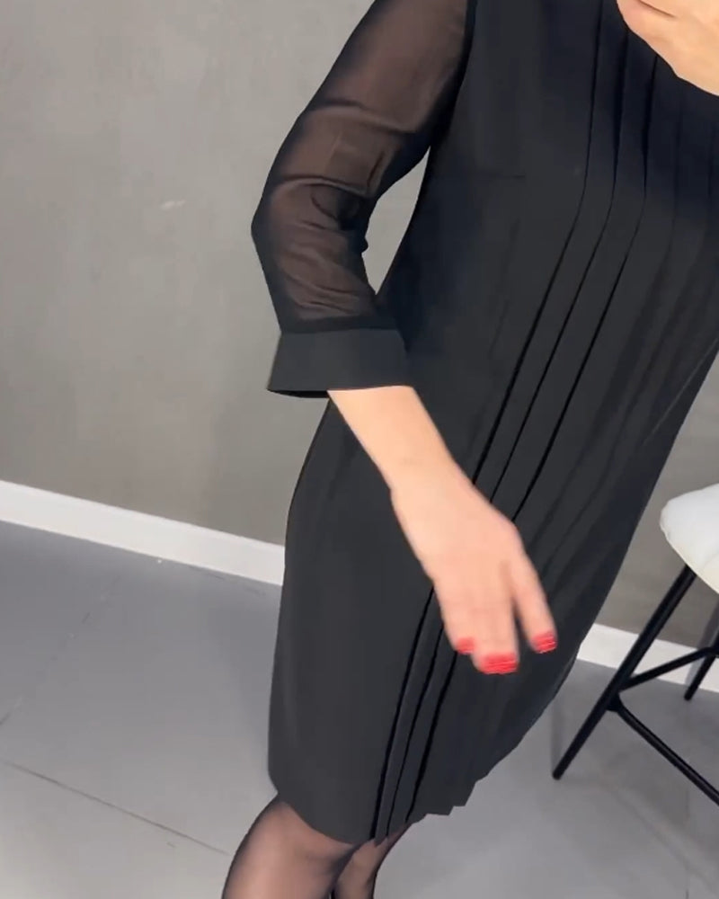 Joséphine – Robe en denim tendance avec une silhouette moderne