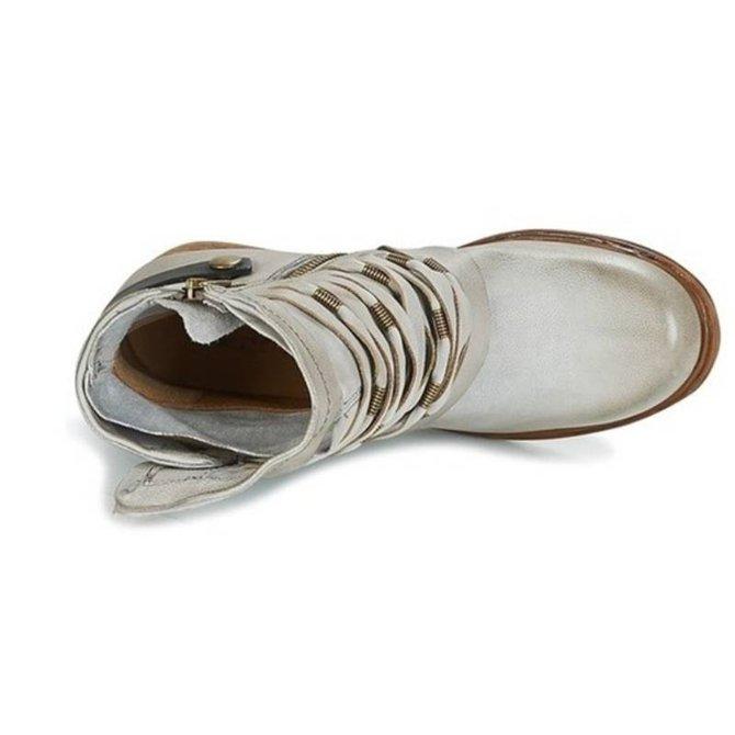 Joséphine – Bottines rétro avec talon bloc et fermeture éclair