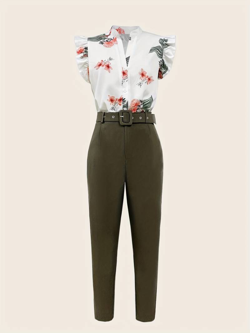 Hillie | Ensemble Deux Pièces D'été Pour Femme | Coupe Slim