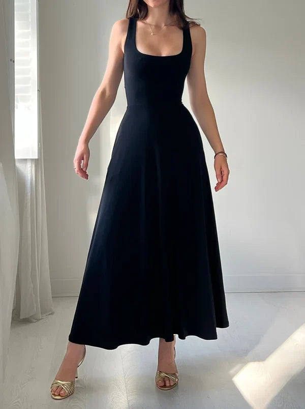 Emma - Robe Midi Réversible Audrey En Bambou Biologique Avec Poches