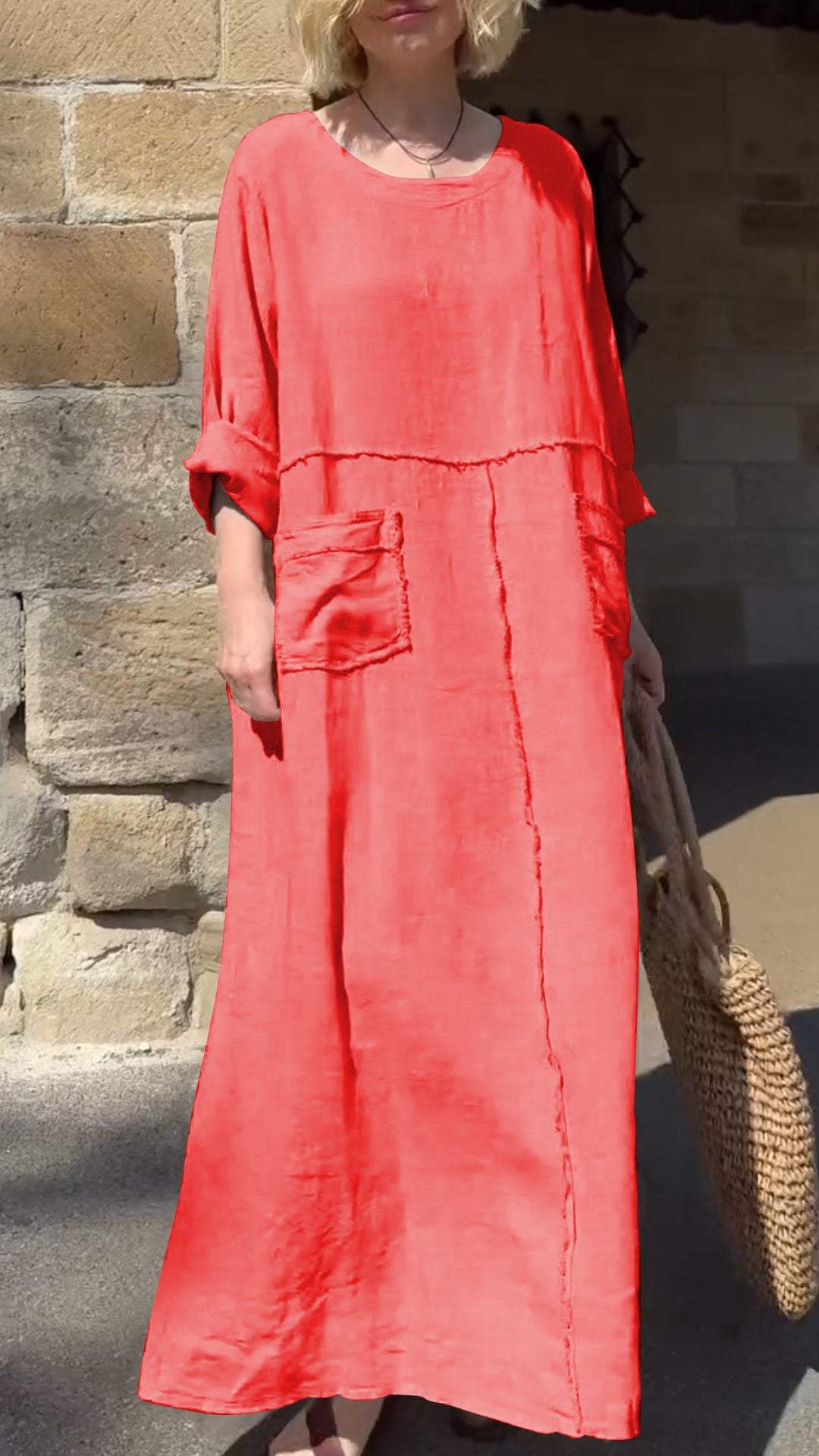 Amalie - Robe décontractée à manches longues