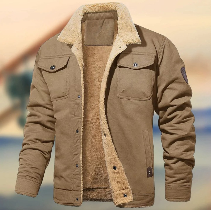 Antoine – Manteau d'hiver chaud et doublé pour homme, parfait pour les journées froides