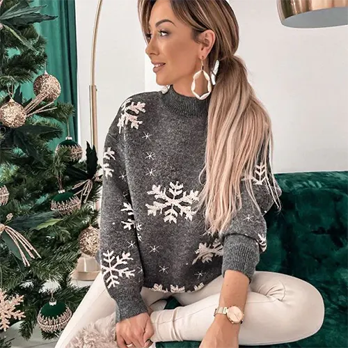 Dari | Pull Chaud De Noël Pour Femme | Hiver