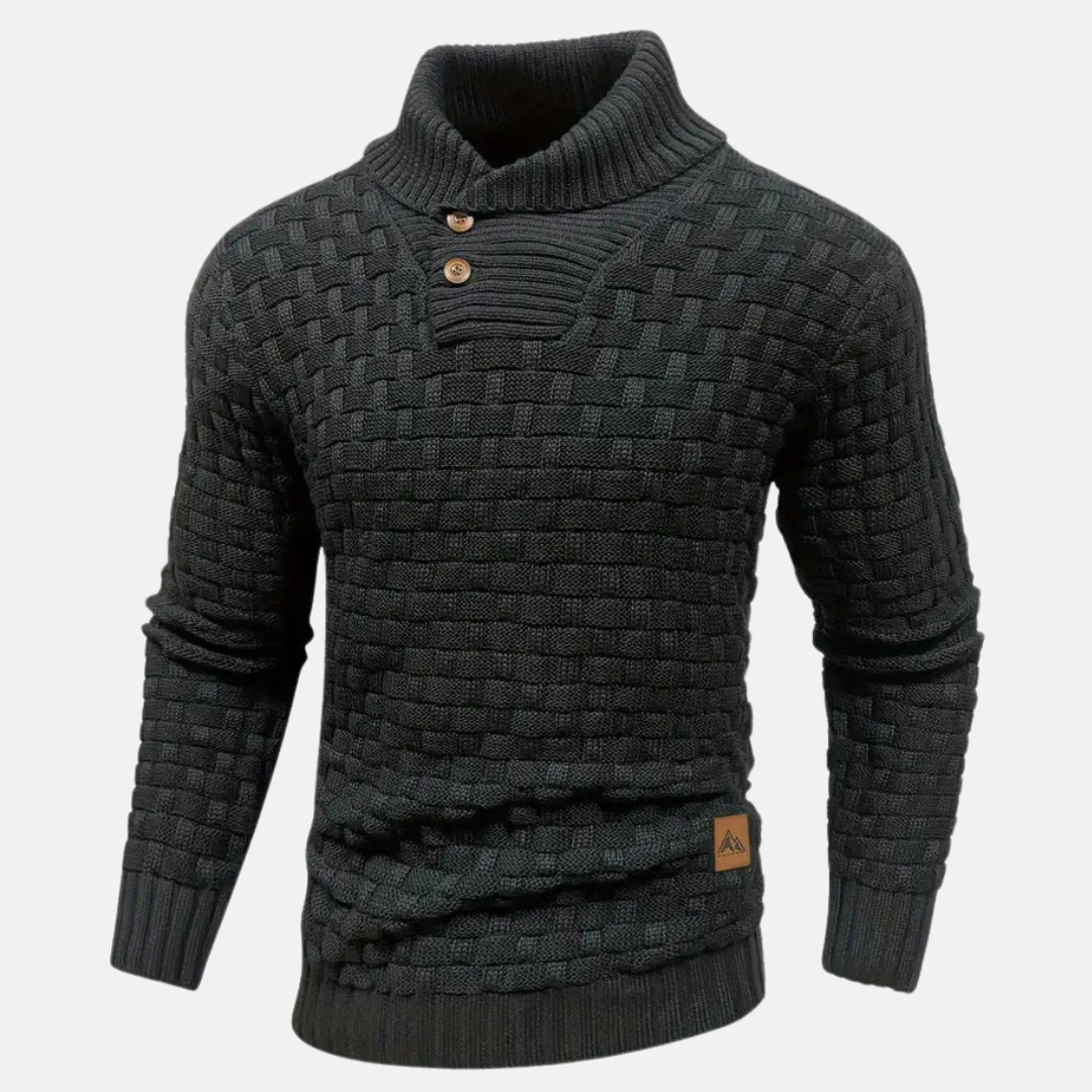 Romain – Pull en maille essentiel pour hommes, doux et polyvalent pour tous les jours