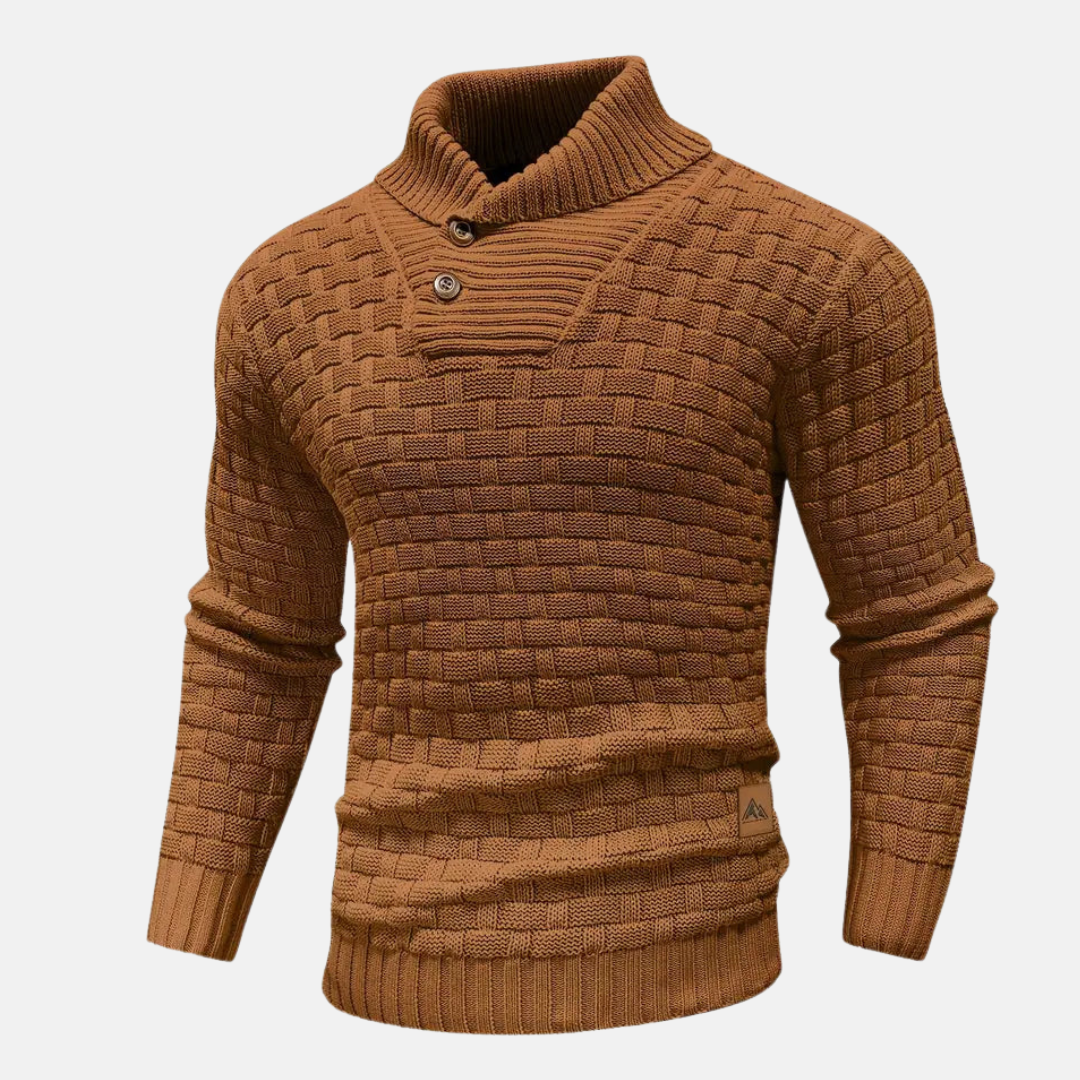 Romain – Pull en maille essentiel pour hommes, doux et polyvalent pour tous les jours