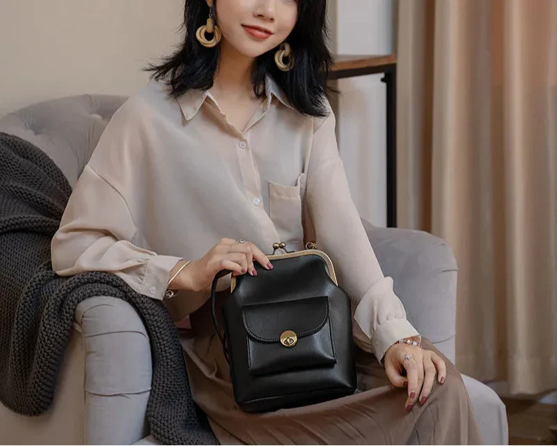 Odette – Sac bandoulière raffiné avec boucle sophistiquée et design luxueux