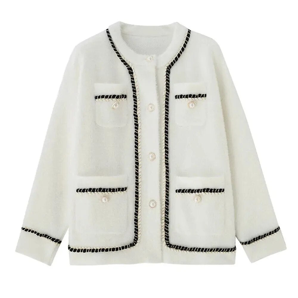 Veste en cachemire de vison pour femme