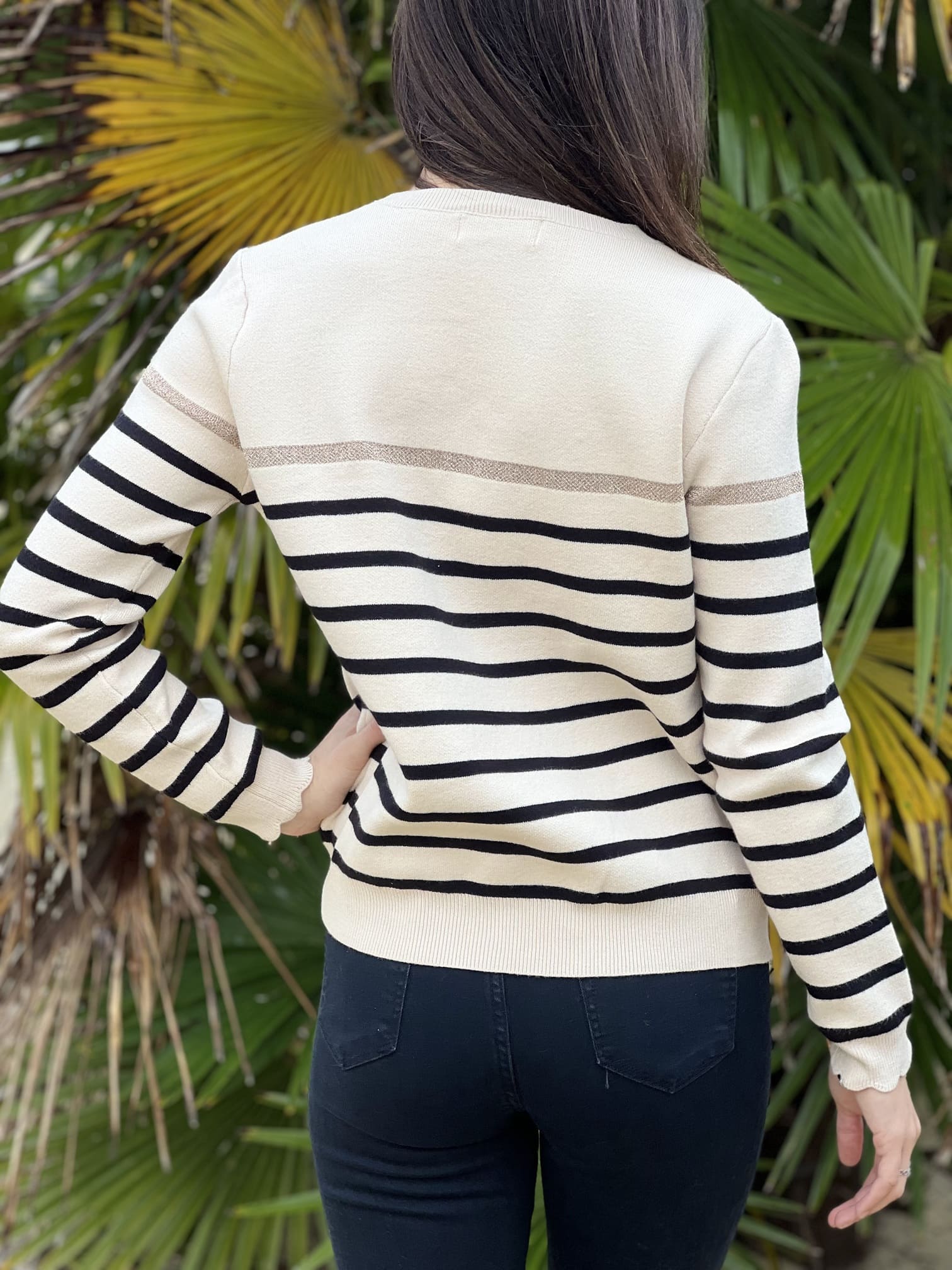 Pull marinière Linette