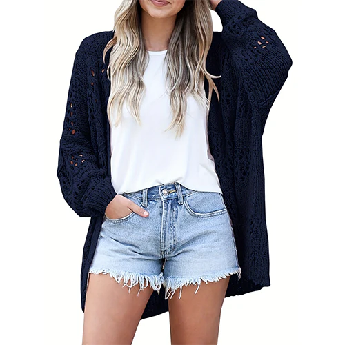 Kenia | Cardigan Au Crochet Pour Femme | Long
