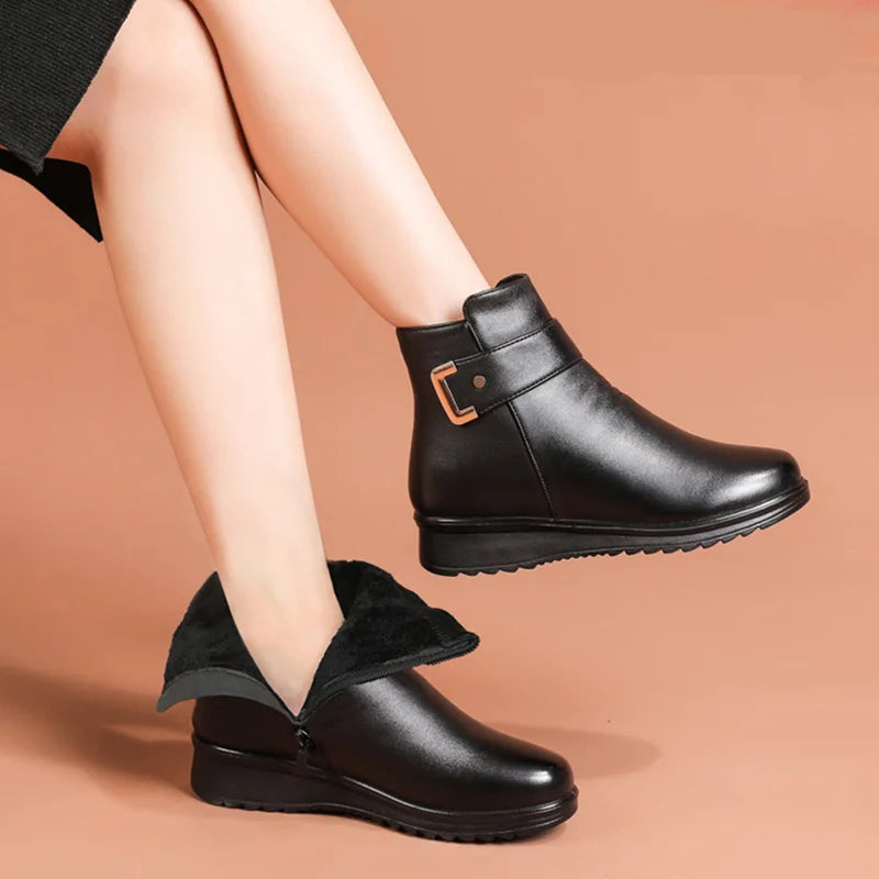 Élodie – Bottes orthopédiques avec doublure chaude pour un confort optimal