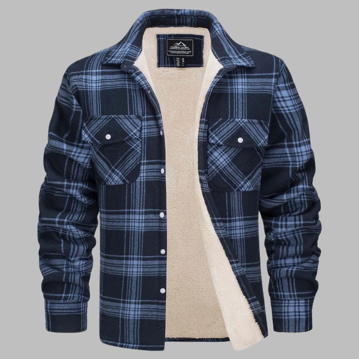 Jules – Chemise chaude et élégante pour hommes, idéale pour toutes les occasions
