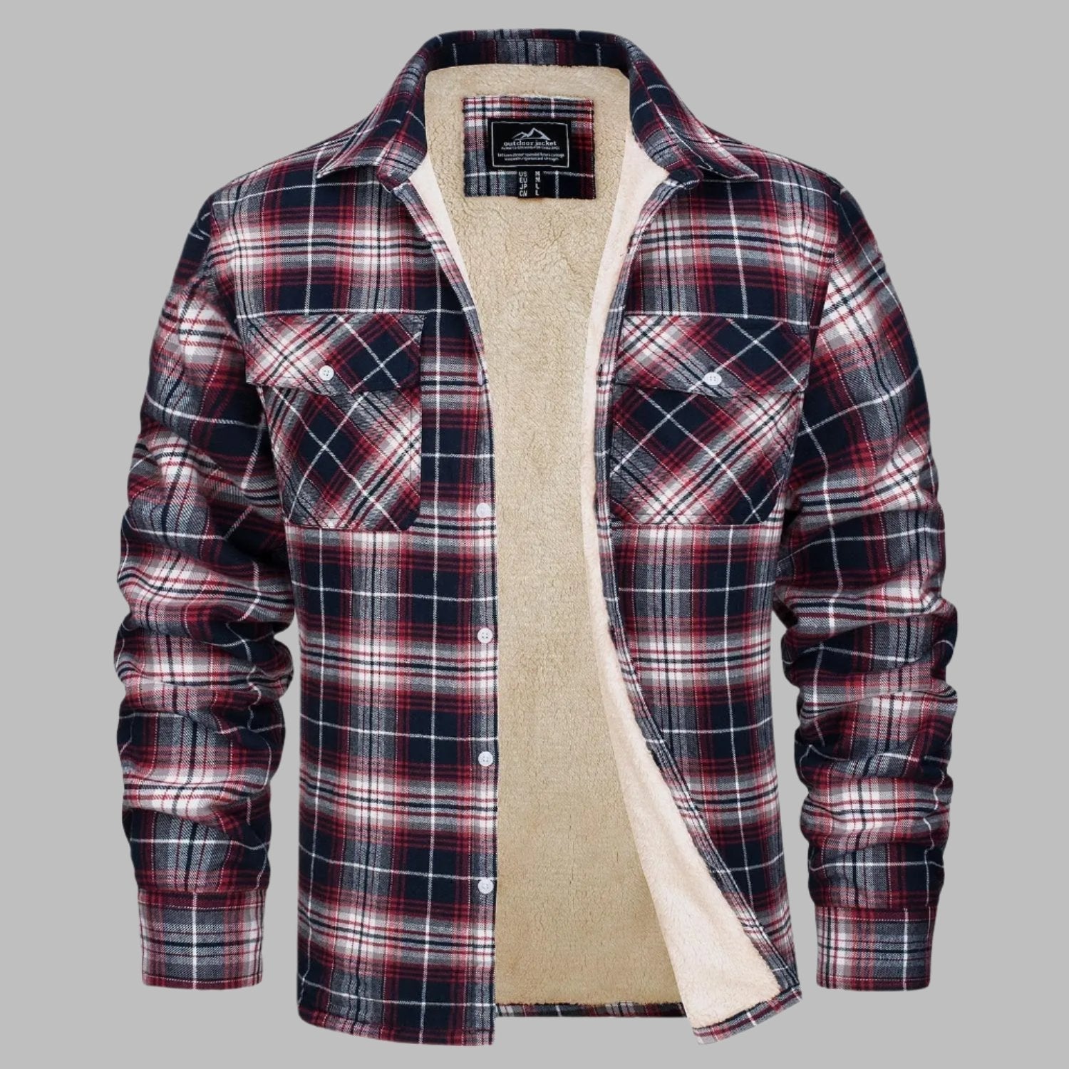 Jules – Chemise chaude et élégante pour hommes, idéale pour toutes les occasions