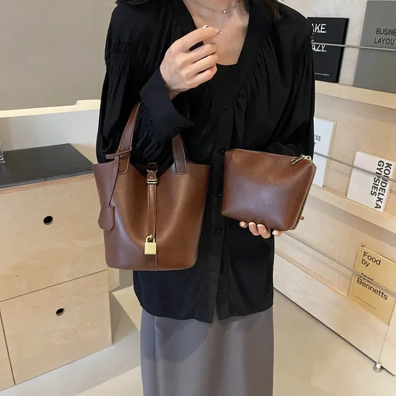 Sophie – Sac bandoulière seau tendance avec un design original