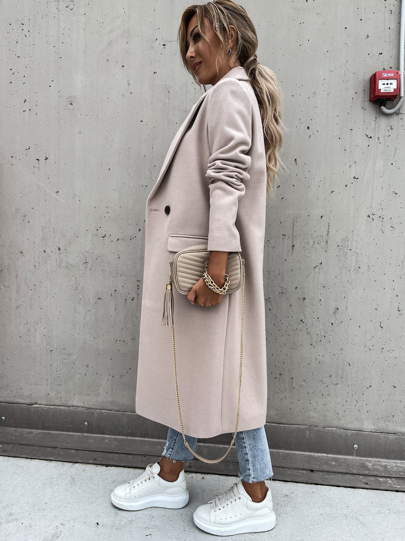 Isabeau – Gilet long d’automne élégant pour femme, tendance et confortable