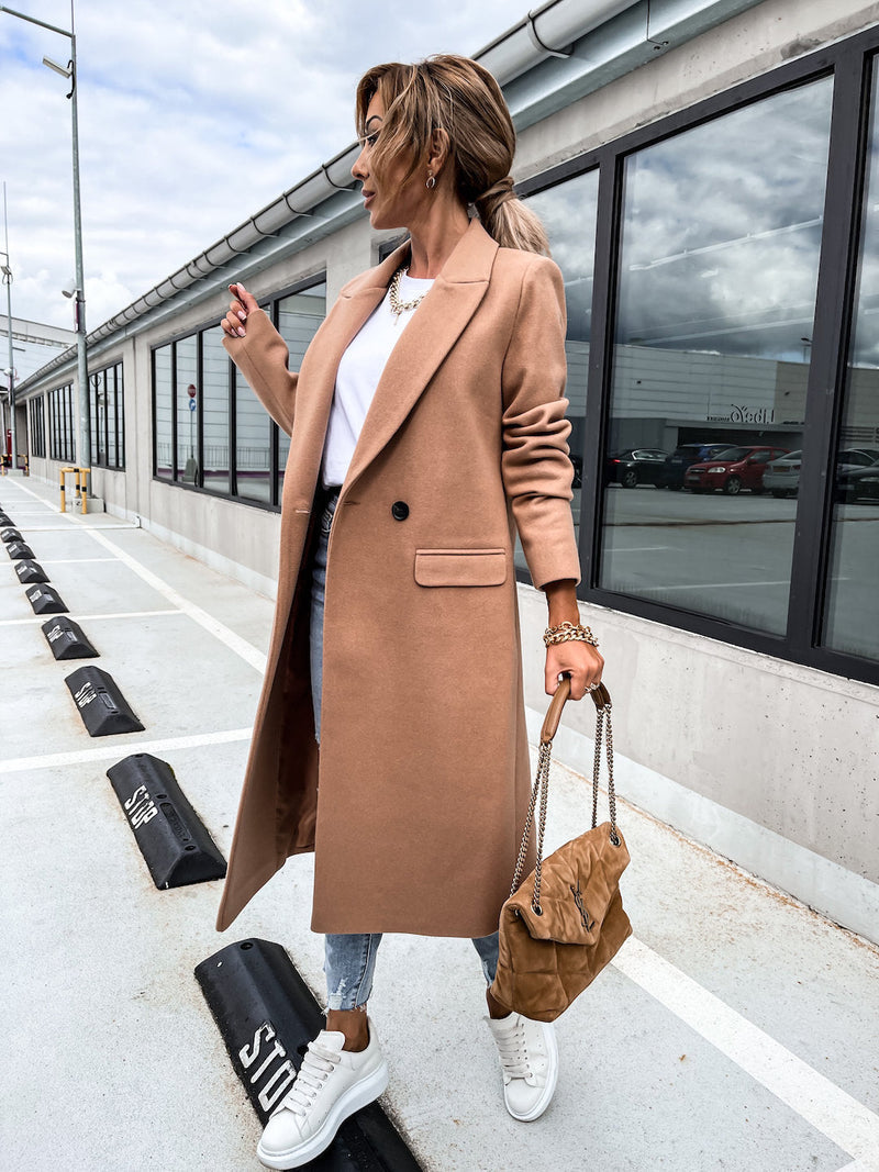 Isabeau – Gilet long d’automne élégant pour femme, tendance et confortable