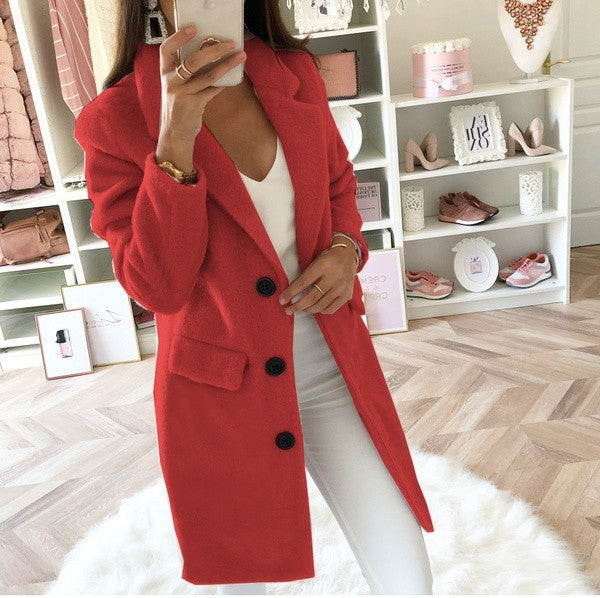 Amber - Veste longue chaude et confortable