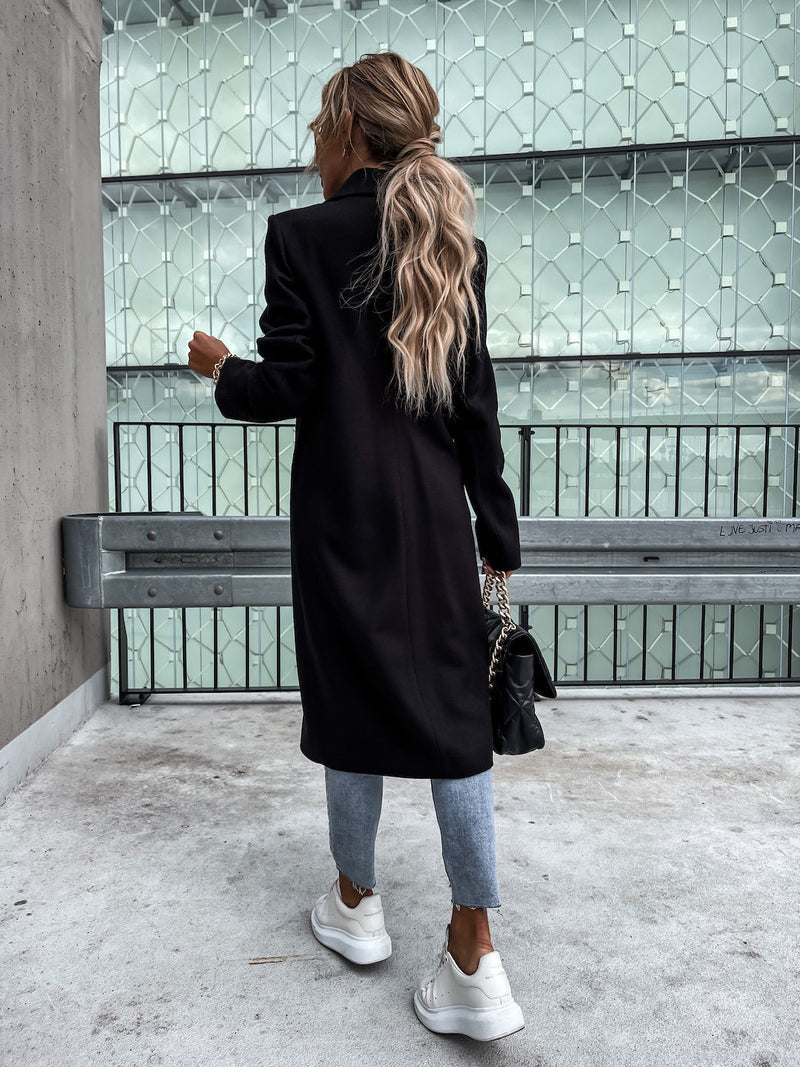 Isabeau – Gilet long d’automne élégant pour femme, tendance et confortable