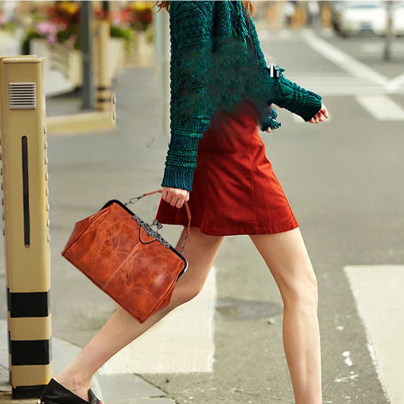 Noémie – Sac à main rétro-chic et doux avec une allure élégante