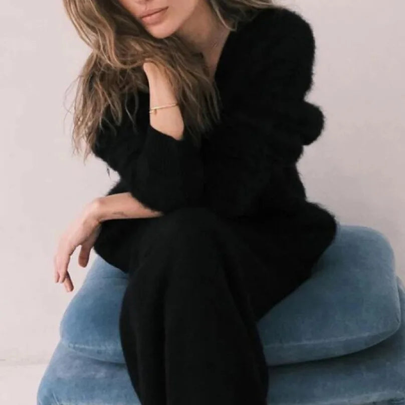 Lucille – Pull ample au style vintage, confortable et tendance