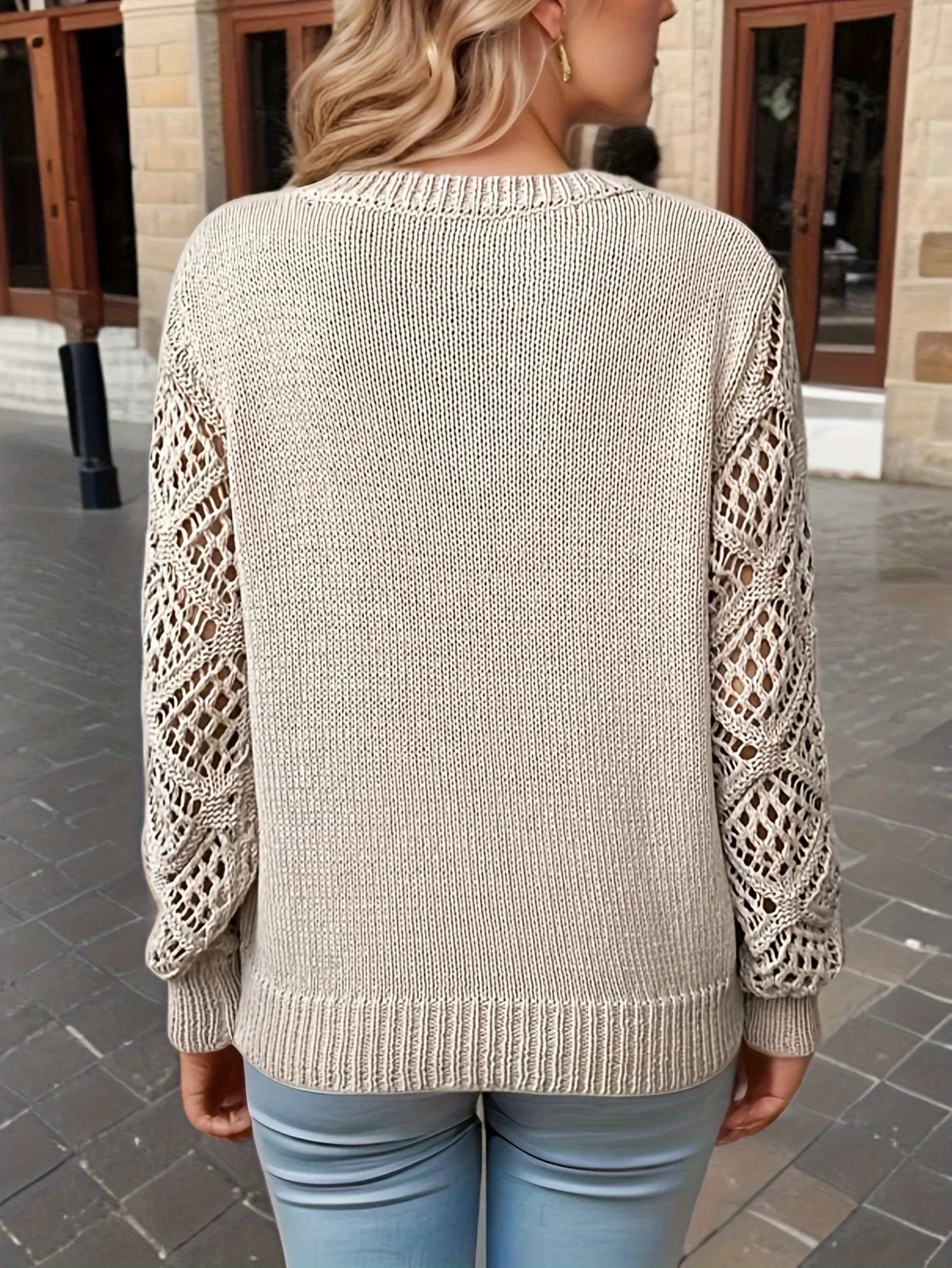 Sophie Paris® | Pull en maille à col en V pour femme
