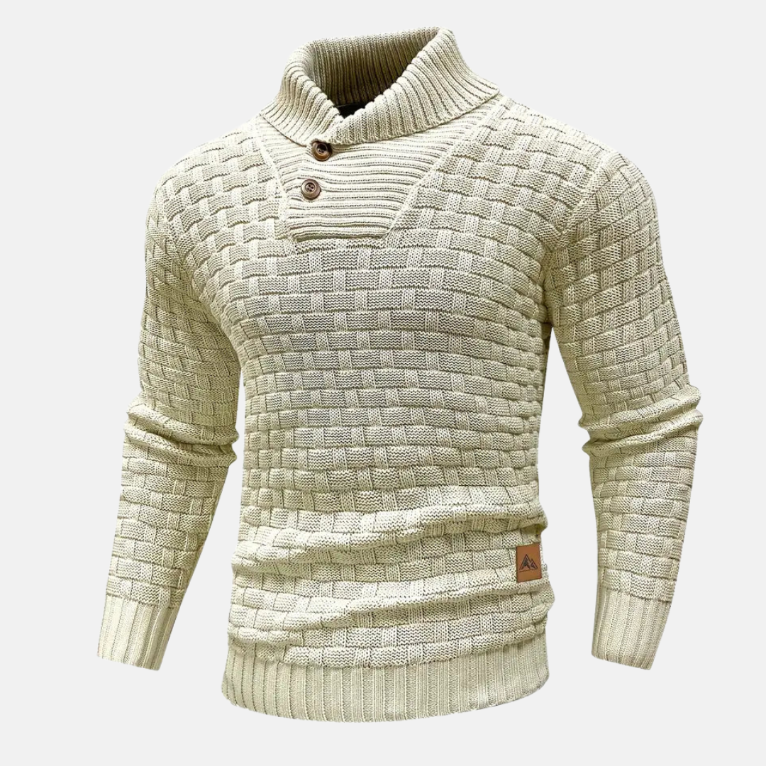 Romain – Pull en maille essentiel pour hommes, doux et polyvalent pour tous les jours