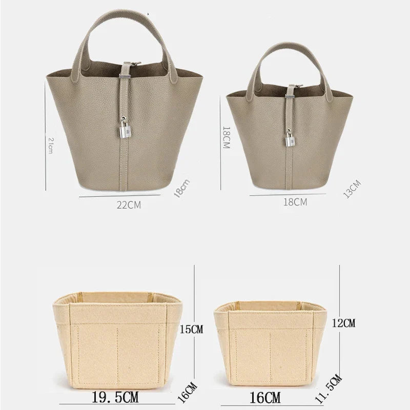 Élise – Sac organisateur tendance avec intérieur stylé
