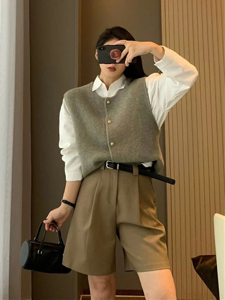 Margot – Gilet élégant avec boutons, parfait pour un look classique