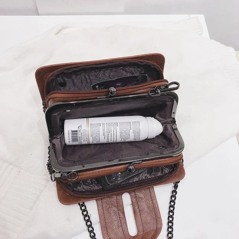 Édith – Sac bandoulière avec boucle vintage et allure intemporelle