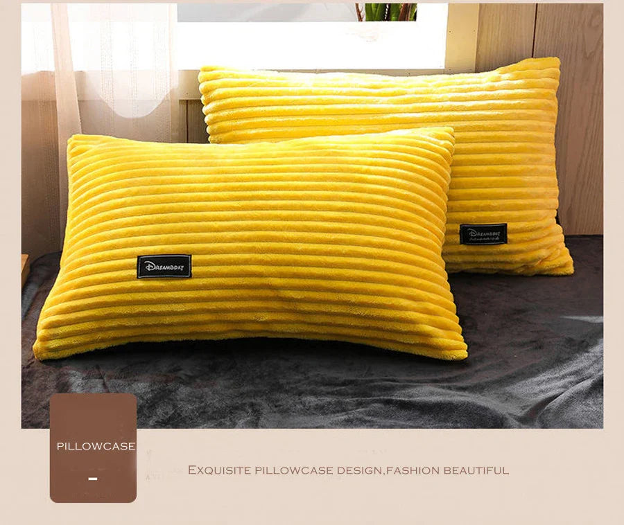 Luxe Fleece – Housse de couette en polaire chaude pour l'hiver en velours