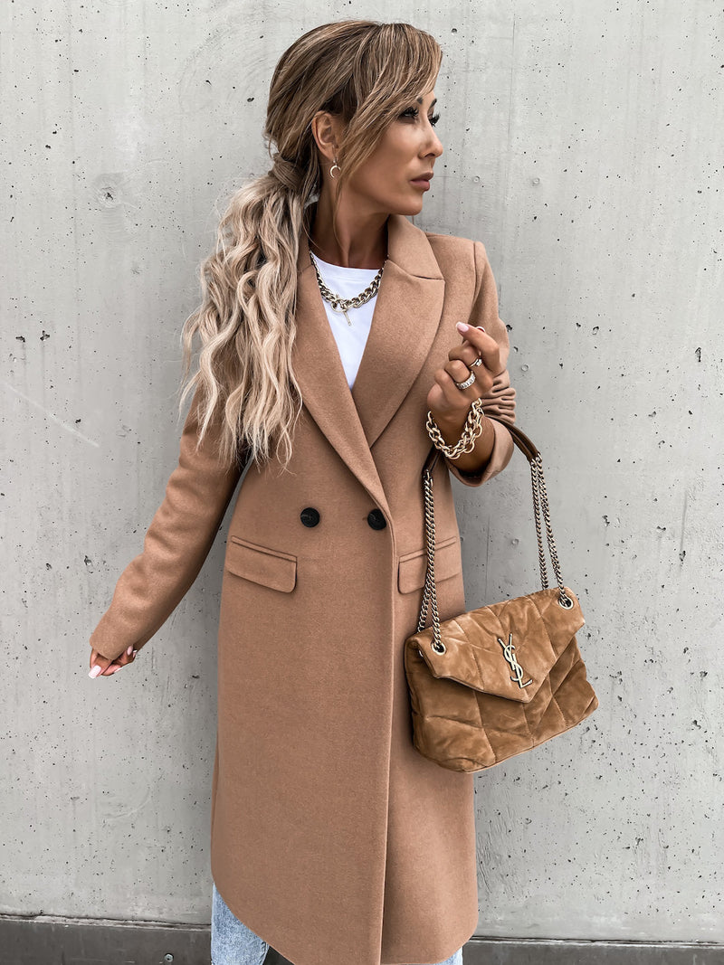 Isabeau – Gilet long d’automne élégant pour femme, tendance et confortable
