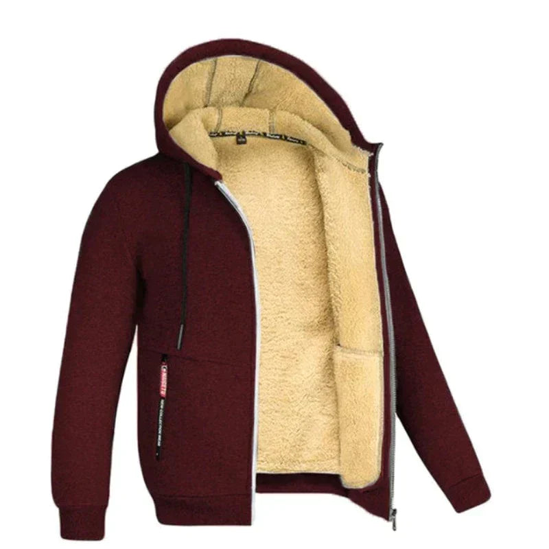 Jens – Gilet d'hiver chaud avec intérieur en laine