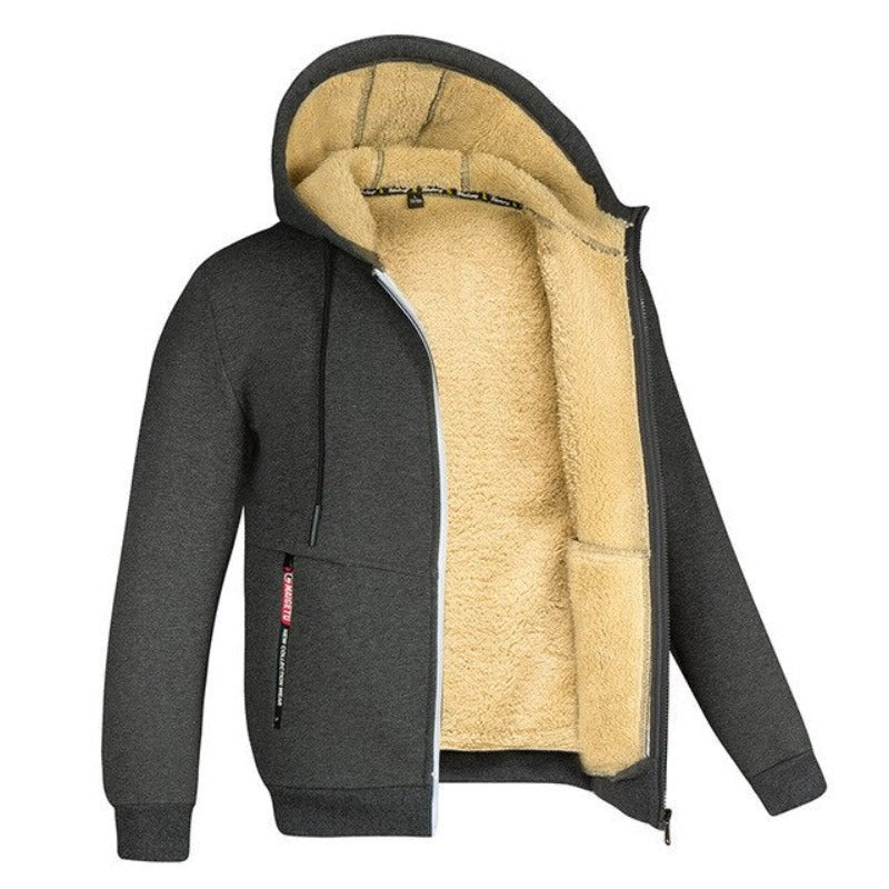 Jens – Gilet d'hiver chaud avec intérieur en laine
