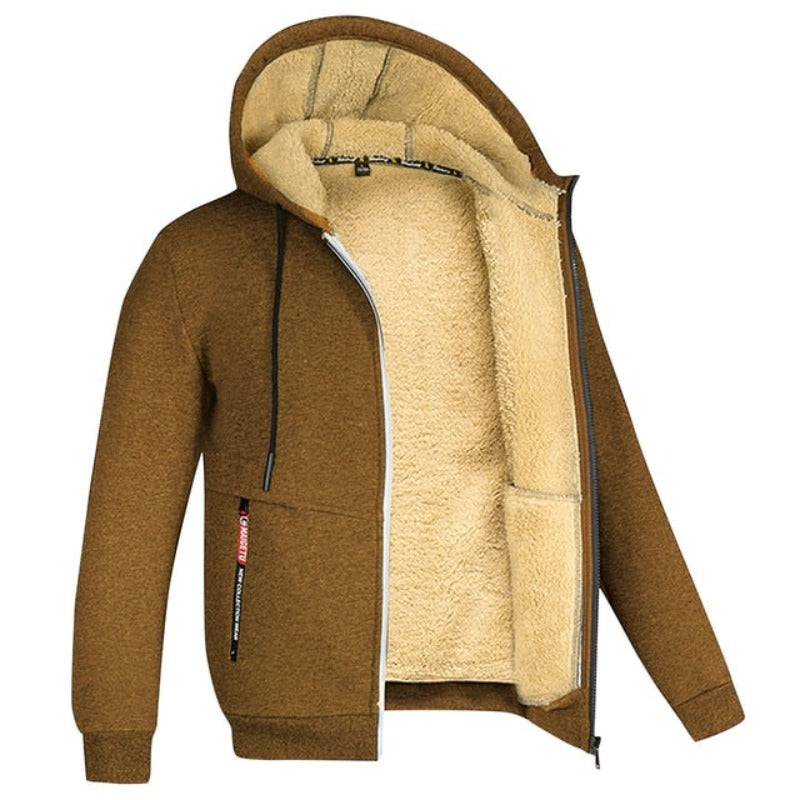 Jens – Gilet d'hiver chaud avec intérieur en laine