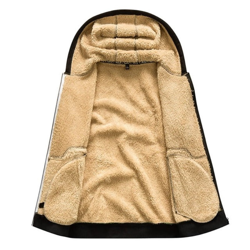 Jens – Gilet d'hiver chaud avec intérieur en laine
