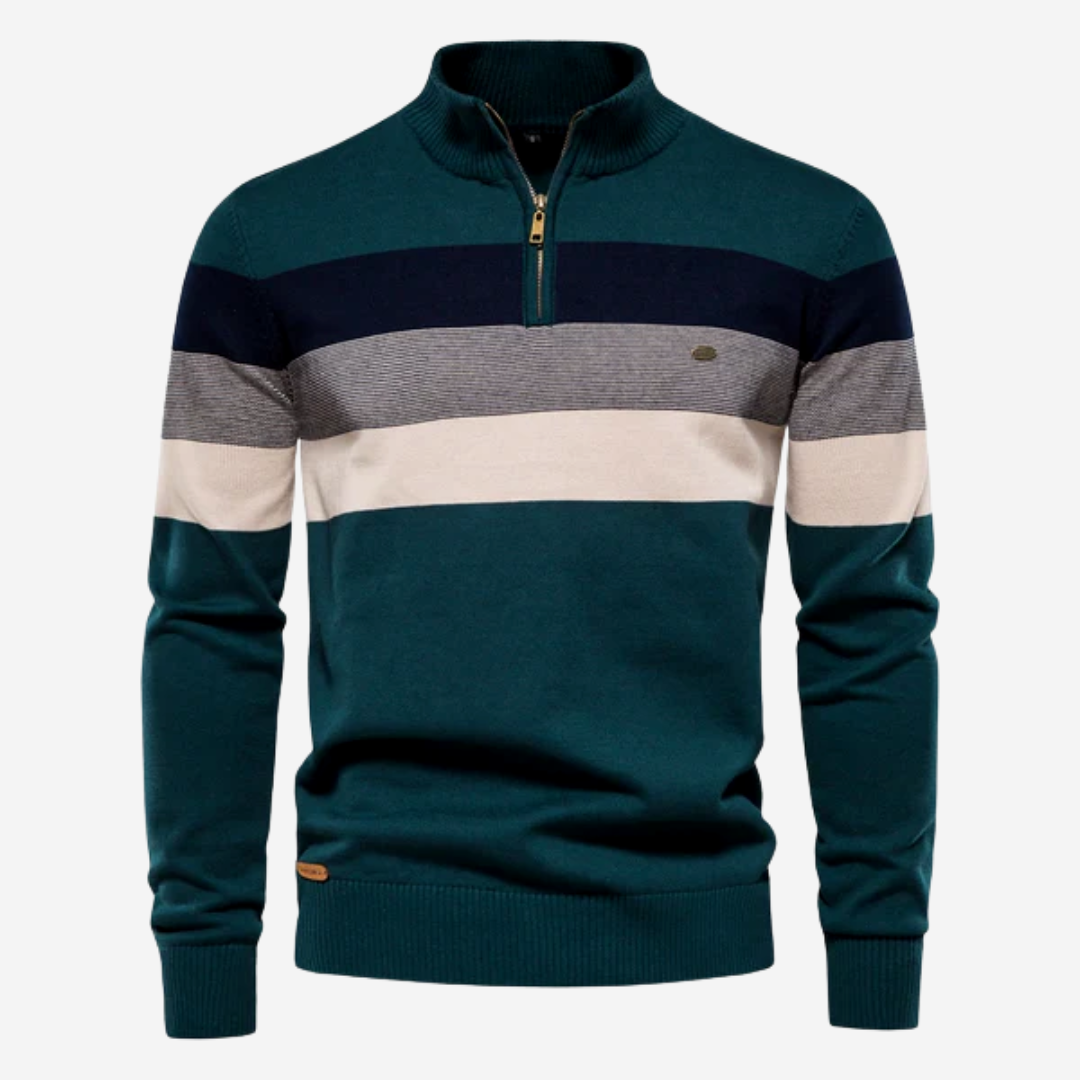 Stef – Pull rayé pour hommes, élégant et polyvalent