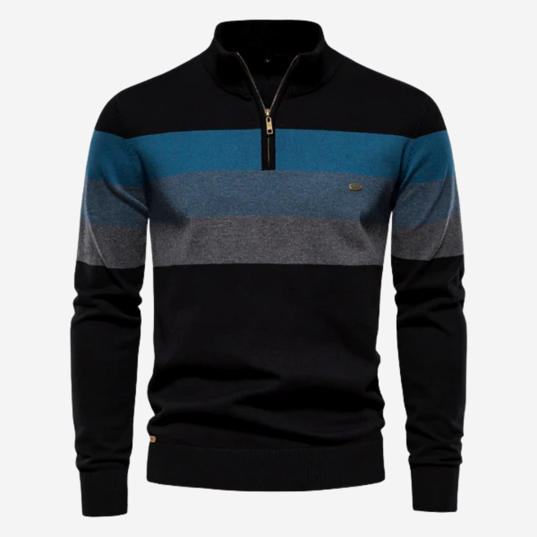 Stef – Pull rayé pour hommes, élégant et polyvalent
