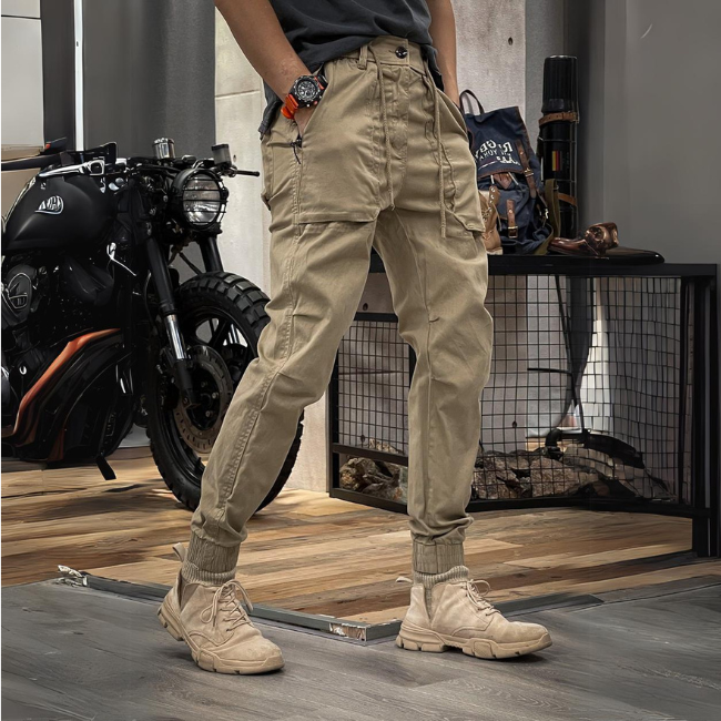 Mathieu – Pantalon cargo stretch pour homme, pratique et confortable