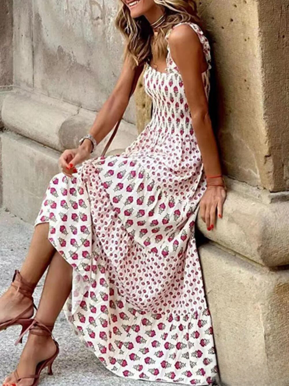 Pamela - Robe femme longueur genou