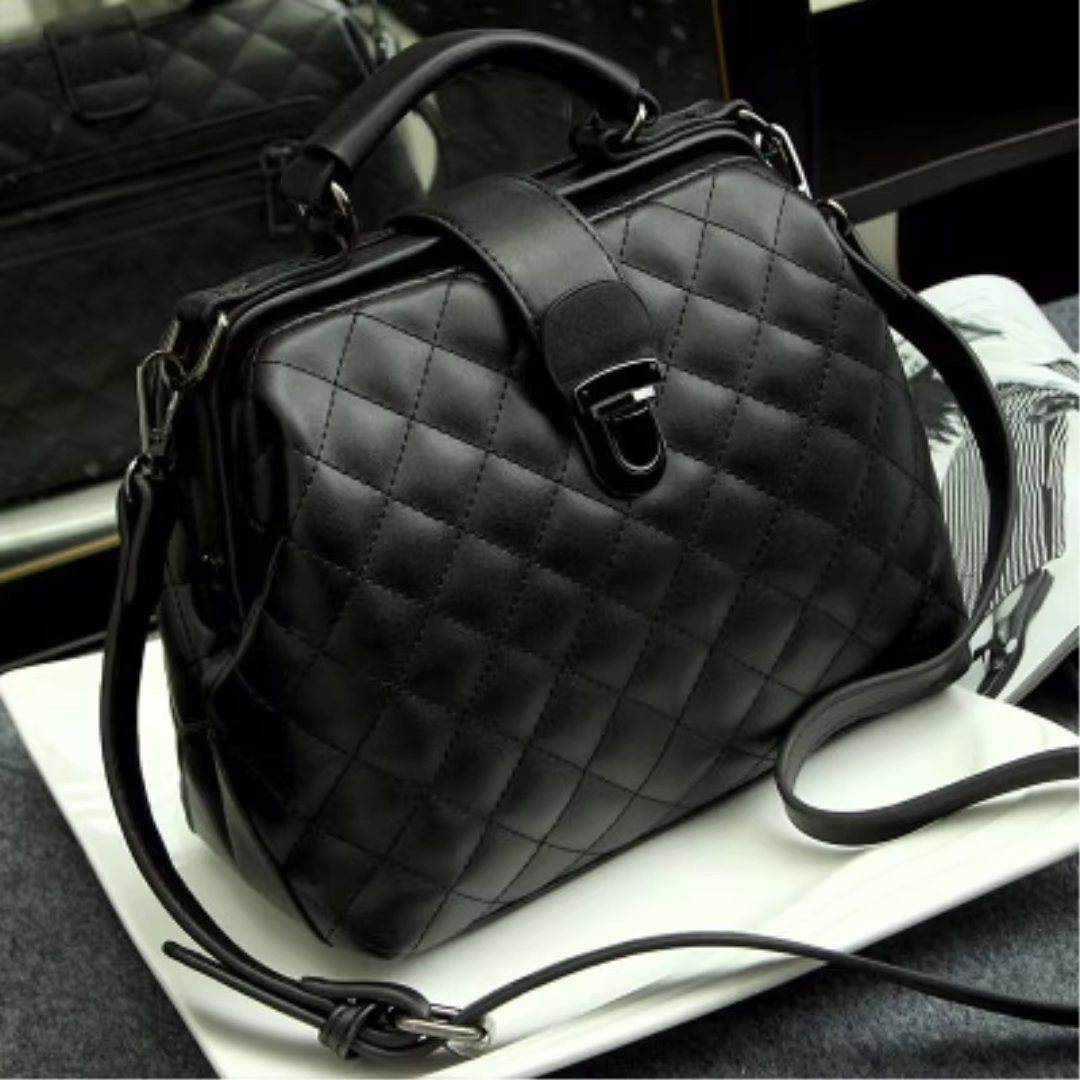 Fanny – Grande pochette vintage avec finition élégante